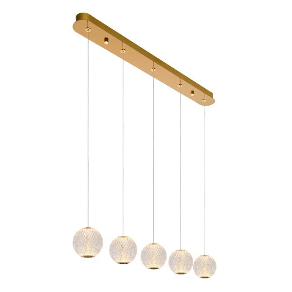 Lucide CINTRA - Pendant light - LED Dim. - 5x4,7W 2700K - Transparant - detail 5